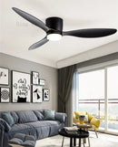 Haute qualité nordique plancher bas moderne ventilateur de plafond lampe DC LED ventilateur de plafond avec télécommande ménage simple ventilateur de plafond