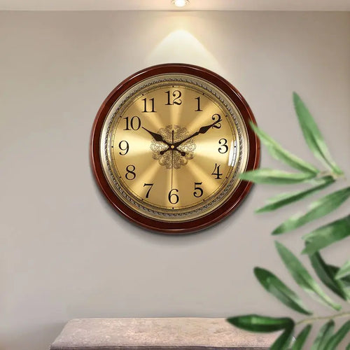 horloge murale silencieuse rétro design 3d pour décoration moderne