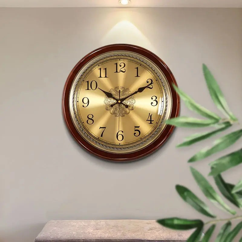 horloge murale silencieuse rétro design 3d pour décoration moderne - vue 5 sur 13