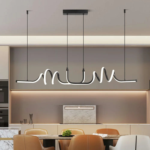 Modern minimalist pendant light for decorative indoor lighting - vue 2 sur 7
