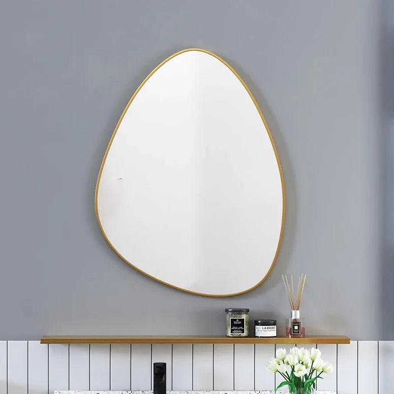 miroirs décoratifs artisanaux nordiques pour salle de bain et chambre - vue 4 sur 10