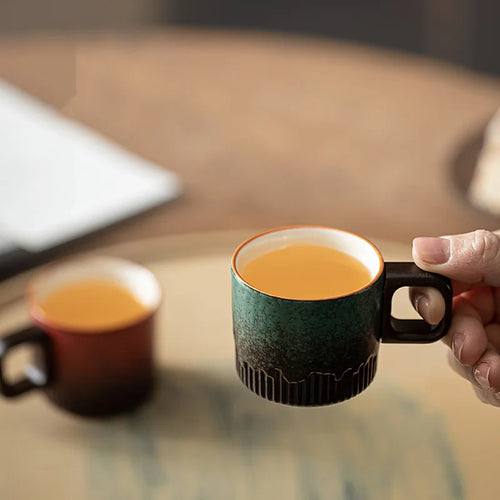 Tasse miniature ceramique style minimaliste anse chaleur