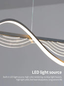 lustre led moderne suspension design minimaliste pour intérieur