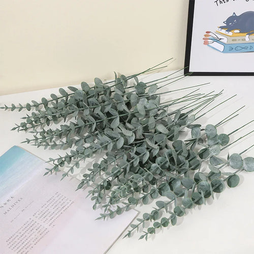 plantes d'eucalyptus artificielles pour décoration mariage et jardin