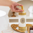 WHYOU-Cermic Liquid Soap Dispensers, Lotion Bottle, Emulsion, Latex Hand Wish Bottles, Light Luxury Bathroom Accessories Set
