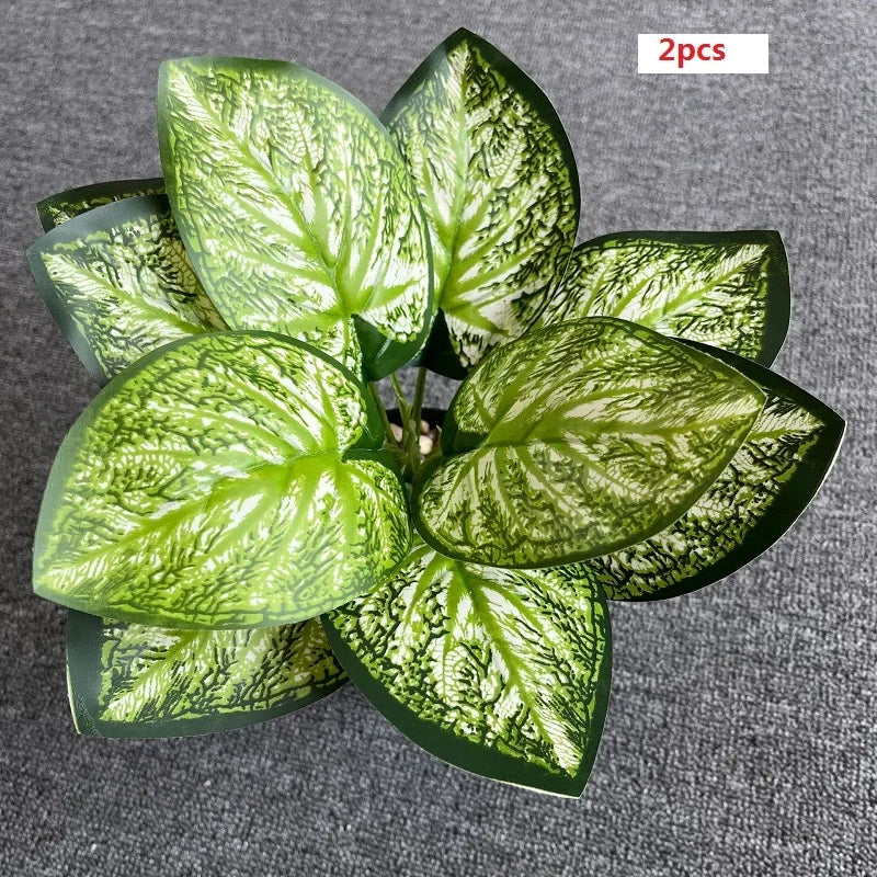 feuilles de phénix artificielles décoration verte en plastique - vue 19 sur 40