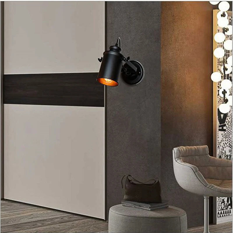 Applique murale industrielle Vintage nordique - vue 4 sur 8