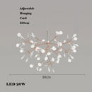 lustre LED créatif en acier inoxydable et acrylique pour décoration intérieure