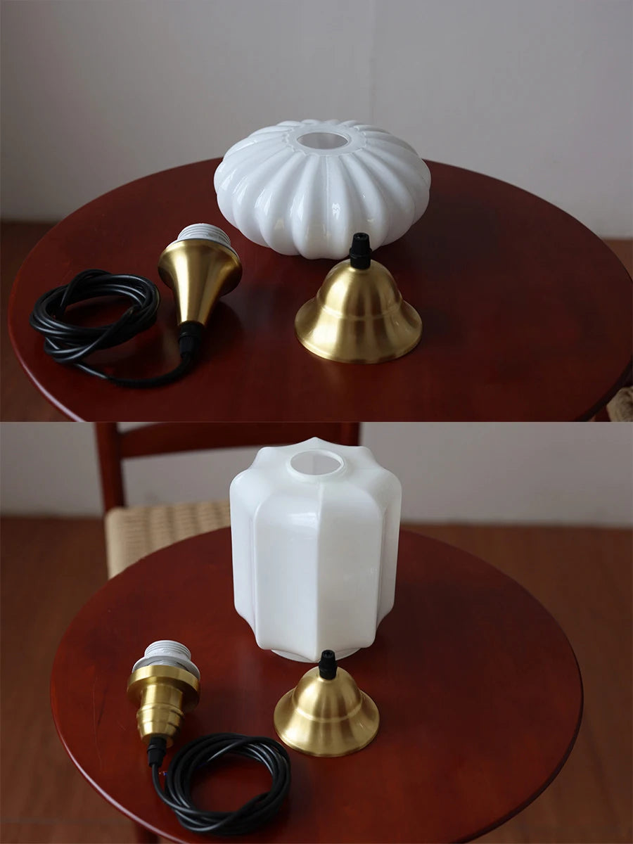 suspension en verre japonais design scandinave pour intérieur élégant - vue 7 sur 8