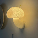 applique murale créative en résine en forme de champignon