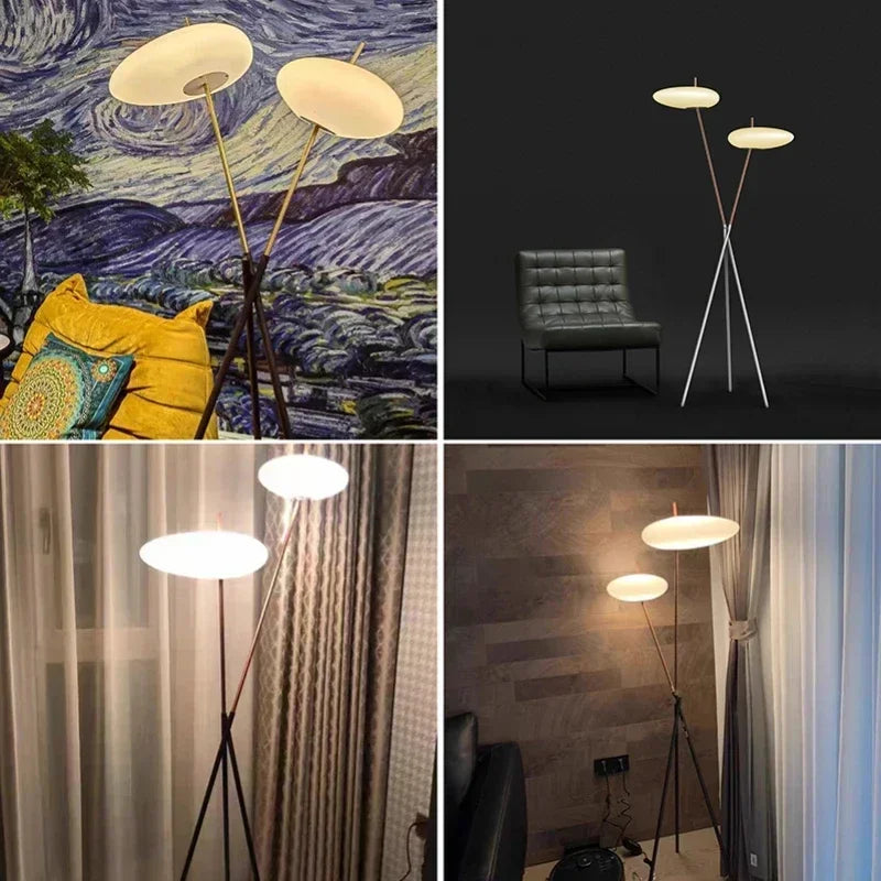 lampadaire moderne en acrylique style nordique pour décoration intérieure - vue 5 sur 9