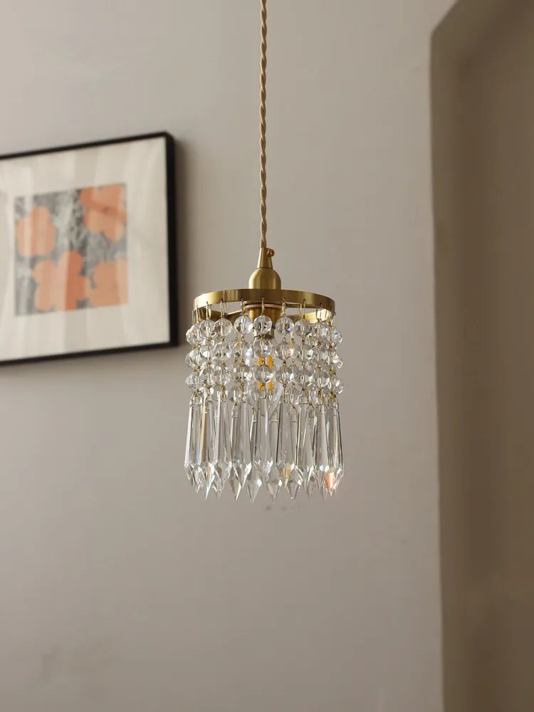 lustre romantique en cristal pour décoration intérieure élégante - vue 4 sur 7
