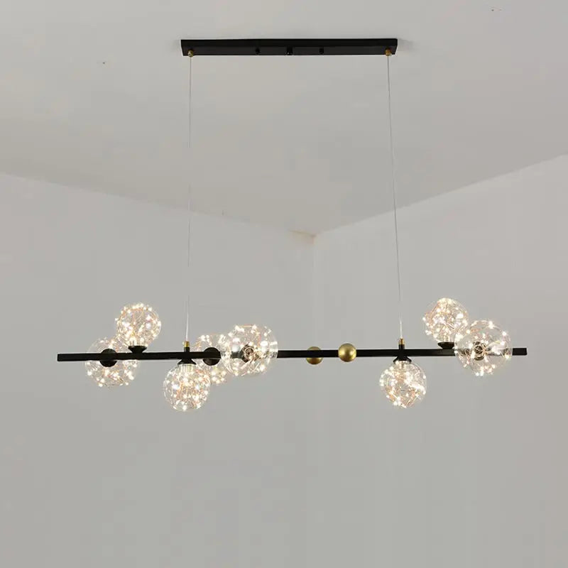 lustre led moderne design nordique pour décoration intérieure - vue 5 sur 18