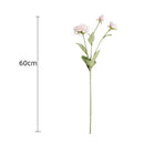 Artificial Sweet Three-Headed Peony Flower, Wedding Decoration, Simulation Peony Flower, Living Room and Office Decoration