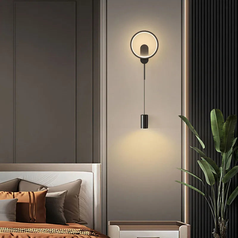 applique murale led moderne avec gradation et - vue 5 sur 8