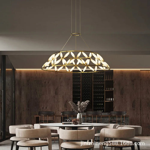 Minimalist LED pendant light Christmas decor - vue 4 sur 13