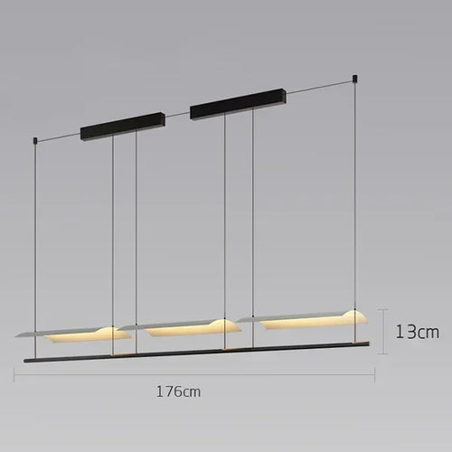 lustre minimaliste scandinave en tuiles pour bureau - vue 11 sur 11