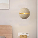 applique murale ronde créative en pierre pour hôtel bureau boutique