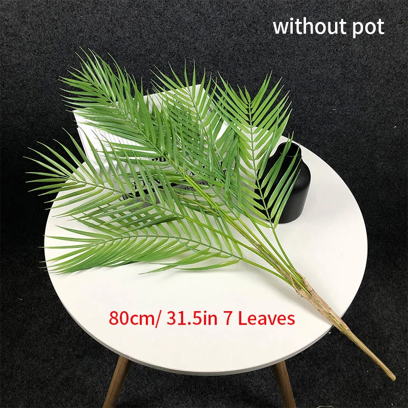 palmier artificiel monstera et fougère pour décoration intérieure extérieure - vue 7 sur 10