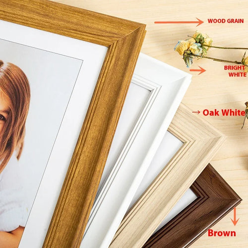 American Square Picture Frame - 7x7, 8x8, 10x10, 12x12 Tabletop and Wall Hanging Display Frame Photo Frames Home Décor - vue 7 sur 10