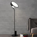 Lampadaire design noir en métal