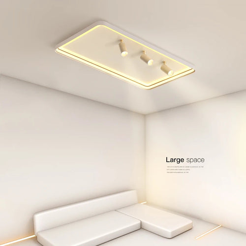 2023 New Modern LED Ceiling Lights For Living Room Bedroom Indoor Round Square Rectangle Lamp Surface Mounted Lighting AC85-260V