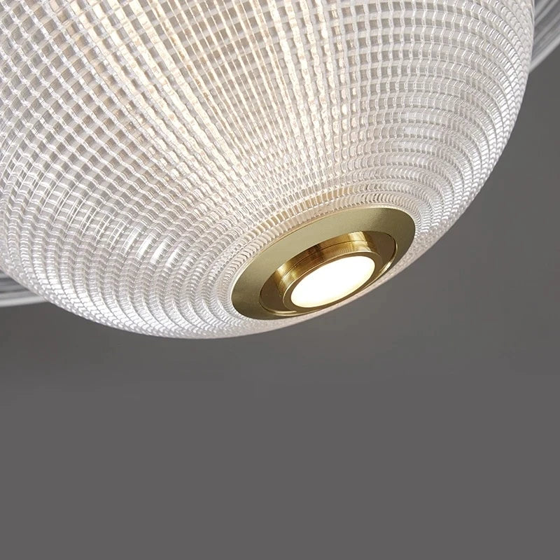 suspension en verre design pour cuisine restaurant et bar - vue 7 sur 12