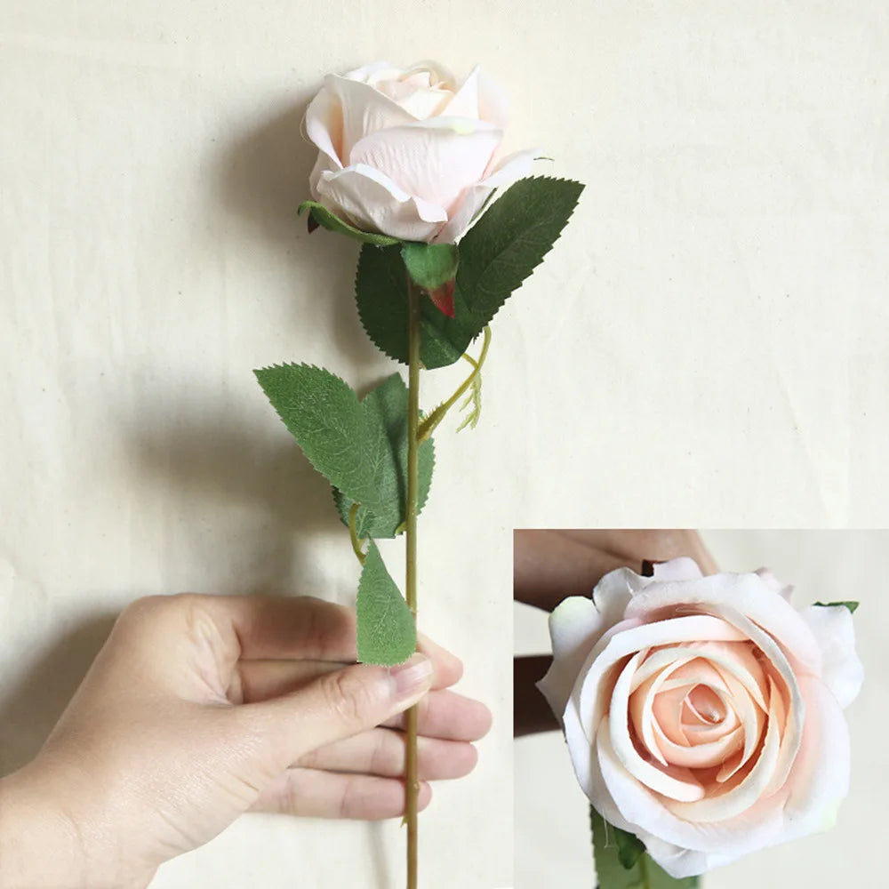 fleur artificielle en flanelle pour décoration intérieure et mariage - vue 7 sur 15