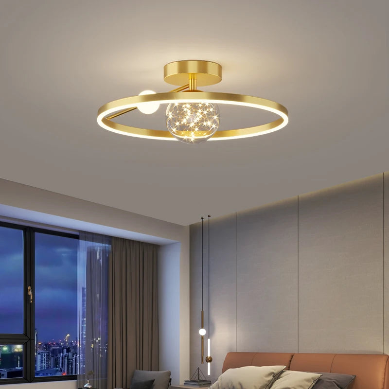 lustre led moderne pour un éclairage intérieur élégant - vue 5 sur 13