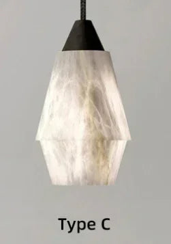 suspension moderne en marbre naturel pour décoration intérieure luxe - vue 10 sur 9