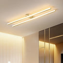 Plafonnier moderne nordique longue barre LED