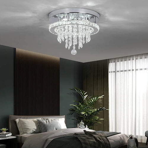 Lustre Cristal Plafond Moderne Suspension - vue 5 sur 7