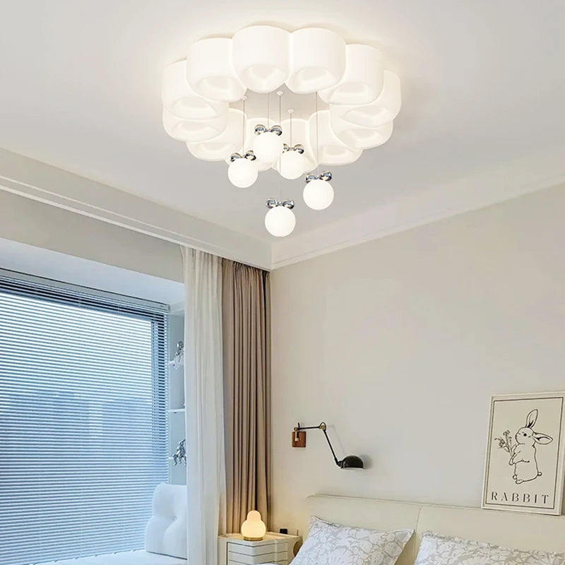 lustre suspendu créatif à bulles led pour enfants maternelle