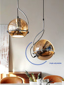 Rétro petite suspension salon lumière luxe créatif nostalgique bureau étude chambre suspension