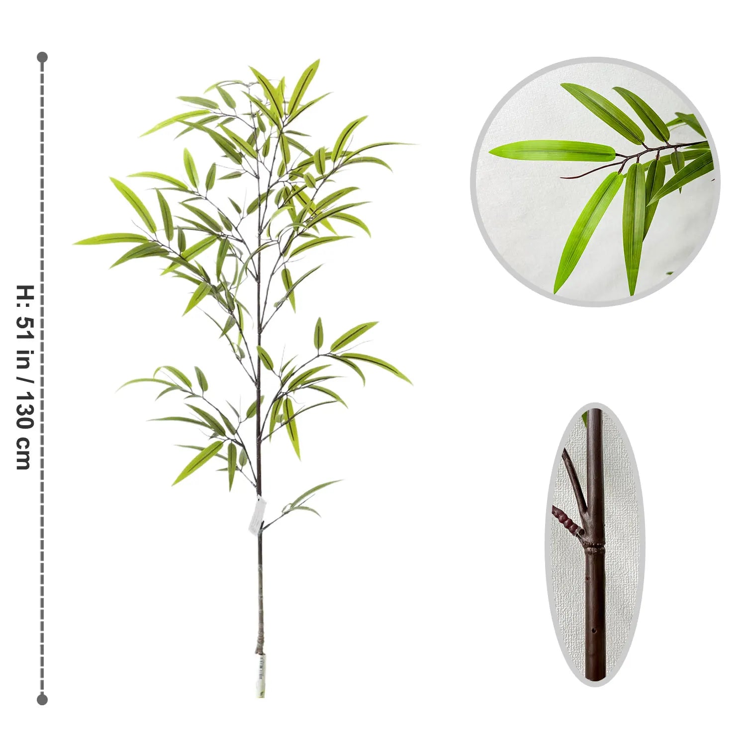 feuilles de bambou artificielles pour décoration d'événements et fêtes - vue 20 sur 23