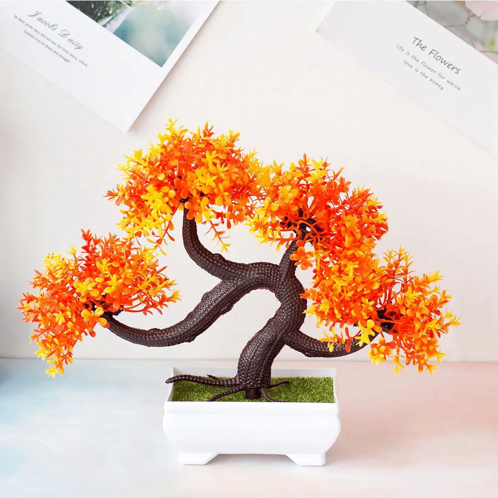 plantes artificielles décoratives bonsaï en pot pour jardin zen - vue 19 sur 25