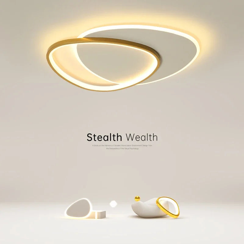 lustre intérieur moderne à leds pour décoration de la maison