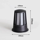 Waterproof column floor lamp for outdoor garden lighting