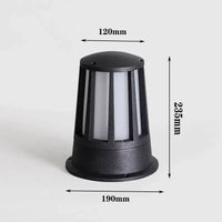 Waterproof column floor lamp for outdoor garden lighting