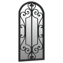 Black mirror 100x45 cm iron for indoor use, home decoration wall decal living room decoration