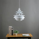 Lustre en aluminium postmodernes main de concepteur nordique