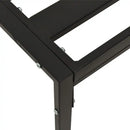 Black Garden Coffee Table 60x60x35 cm Steel, Good Quality Outdoor Products for patio, pool, terrace, garden, modern sofa