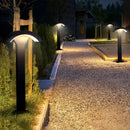 Waterproof outdoor LED lamp with decorative motion sensor