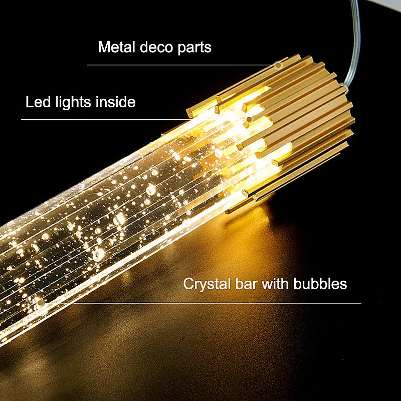 Suspension en cristal de luxe pour décoration intérieure - vue 6 sur 22