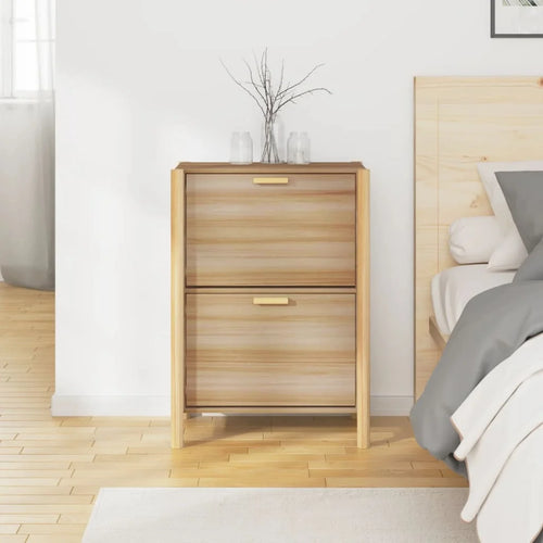 Shoe cabinet 57.5x33x80 cm wood Engineering - vue 4 sur 6