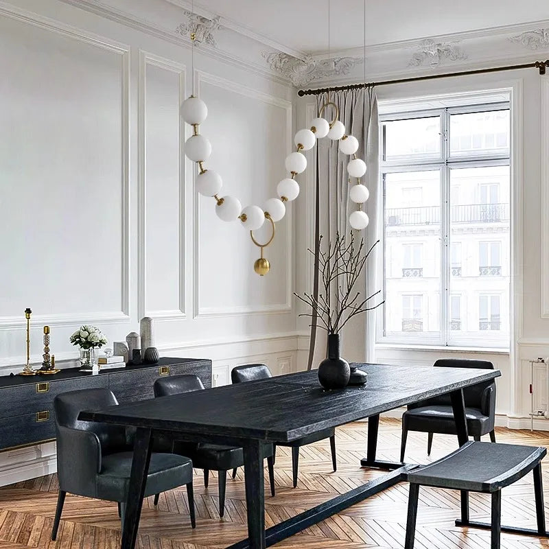 lustre moderne suspension pour éclairage intérieur suspendu - vue 6 sur 11