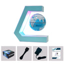 Magnetic Levitating Globe Frame with LED Light Cool Tech Decor Birthday Christmas Gift for Men Boys Boyfriend,Office Desk Gadget