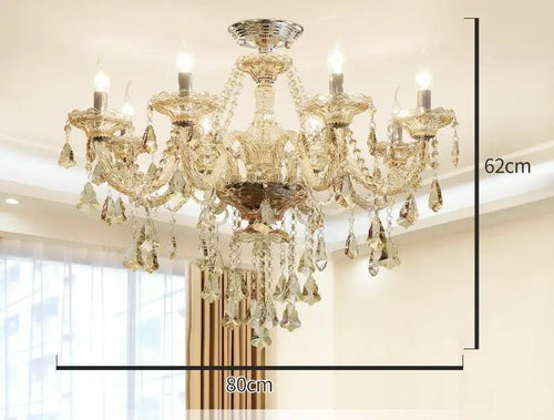 lustre en cristal moderne pour décoration intérieure élégante - vue 13 sur 15