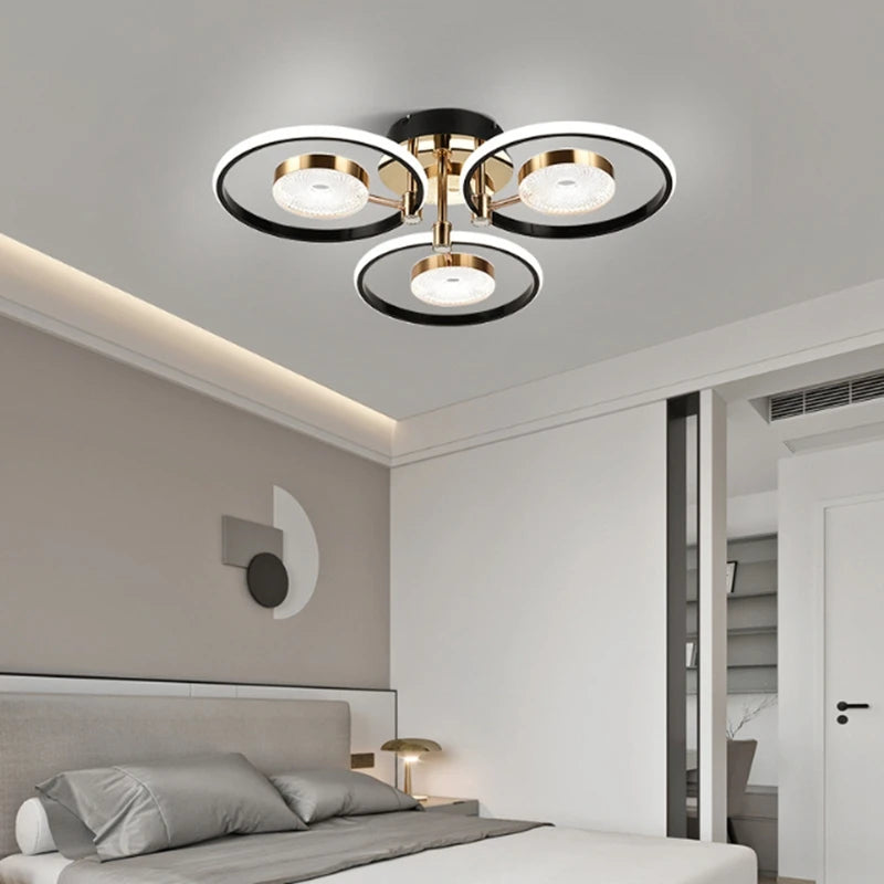 plafonnier design moderne lumineux et décoratif pour intérieur élégant - vue 5 sur 12