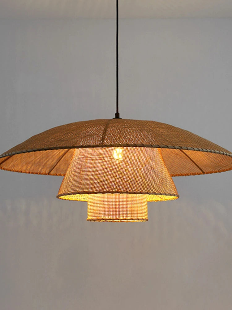 lustre japonais personnalisé pour décoration zen et ambiance raffinée - vue 6 sur 9